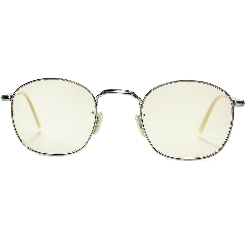 華麗 50's ガラスレンズ ウェリントン 眼鏡 france frame - サングラス 